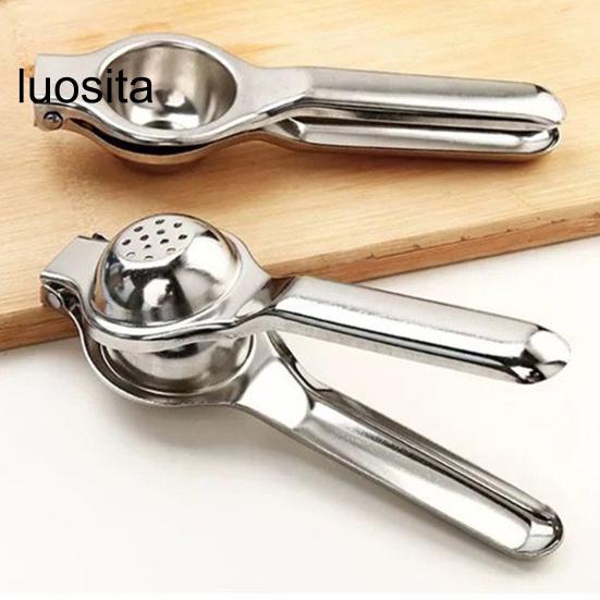 Manual Lemon Juicer, Fruit Squeezer, Comfortable Grip, Stainless Steel, Easy To Clean, Seedless Lemon Squeezer