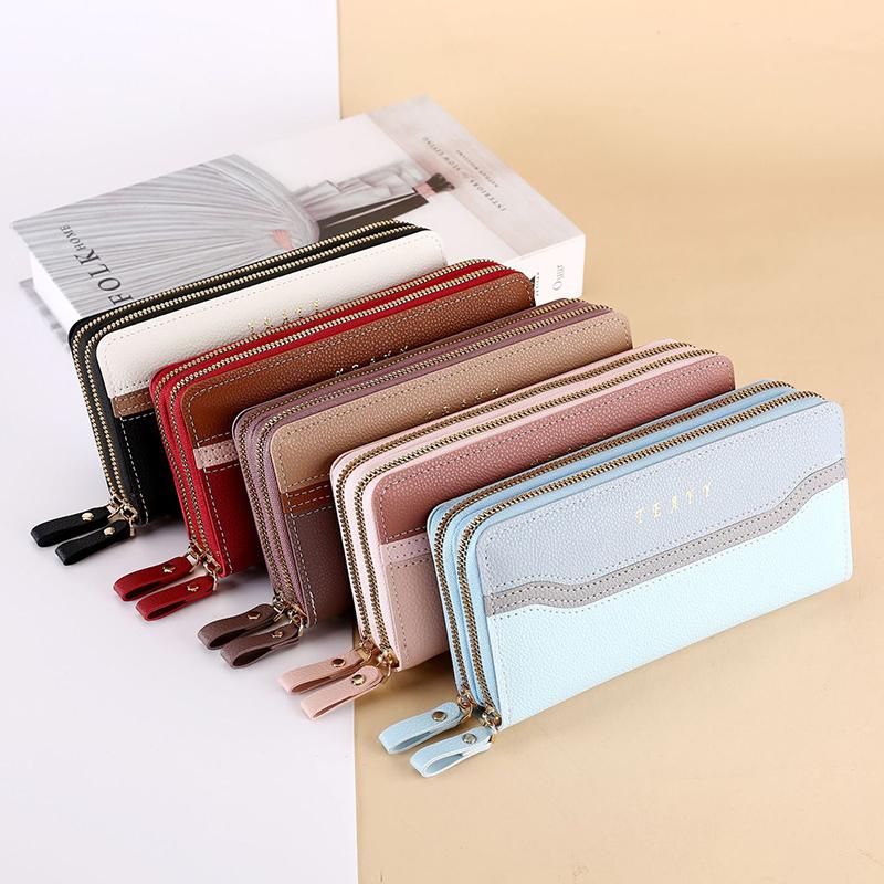 New Ladies' Wallets Long Girls Wallet with Large Capacity Double Ladies' Wallets.