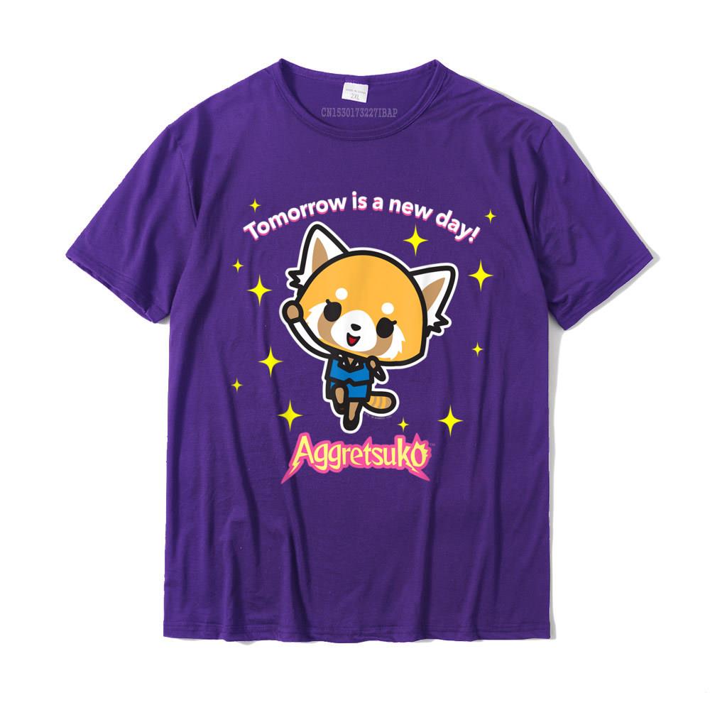 Aggretsuko Tomorrow Is Day Tee Shirt Geek T Shirts Special Cotton Unisexs Tops Shirts Summer Plus Size