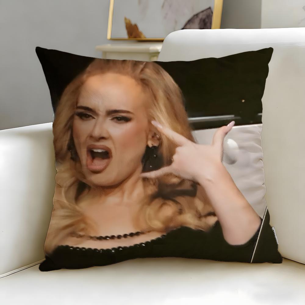 Klassisk sångerska Adele Kuddfodral Mjukt & Lätt att Tvätta Örngott – Mångsidigt för Soffa, Säng, Resa och Kontor