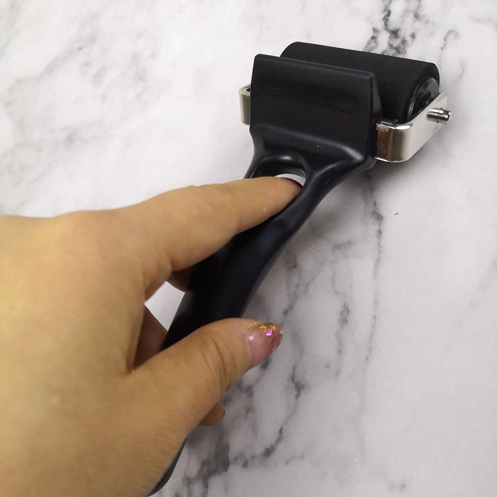 Ink Paint Roller Anti-Skid Plastic Handle Rubber Rubber Brayer Brayer Printing Crafts Projects Tool 5/8/12cm
