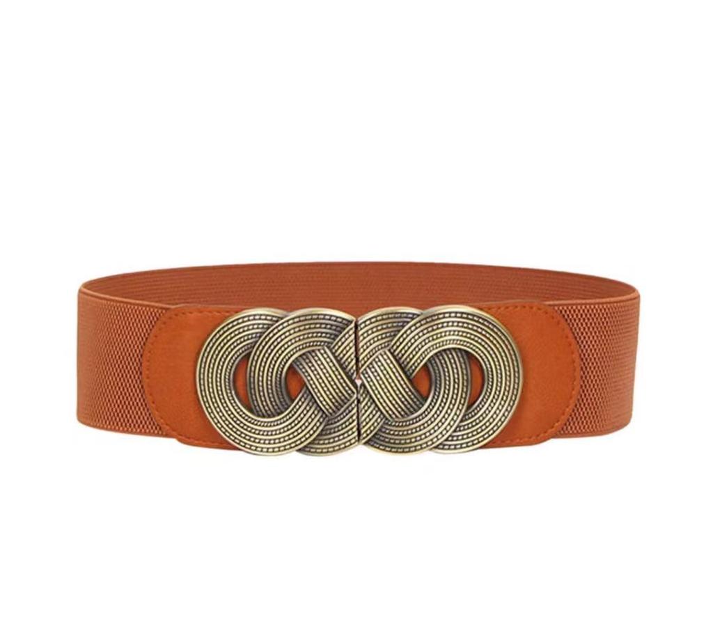 Damenmode Breiter Elastischer Gürtel zur Rockdekoration