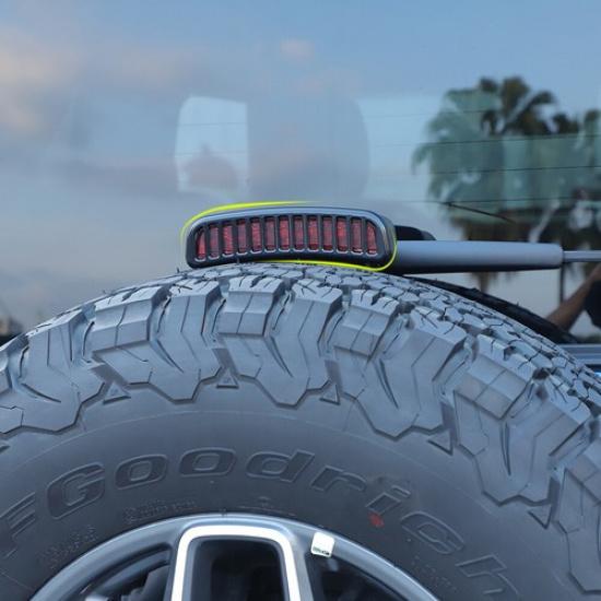 3rd Third High Brake Light Lamp Cover Trim Accessories For Ford Bronco 21+Black