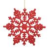 36pcs 4 Inch/10cm Snowflake Shaped Ornaments Christmas Tree Decoration
