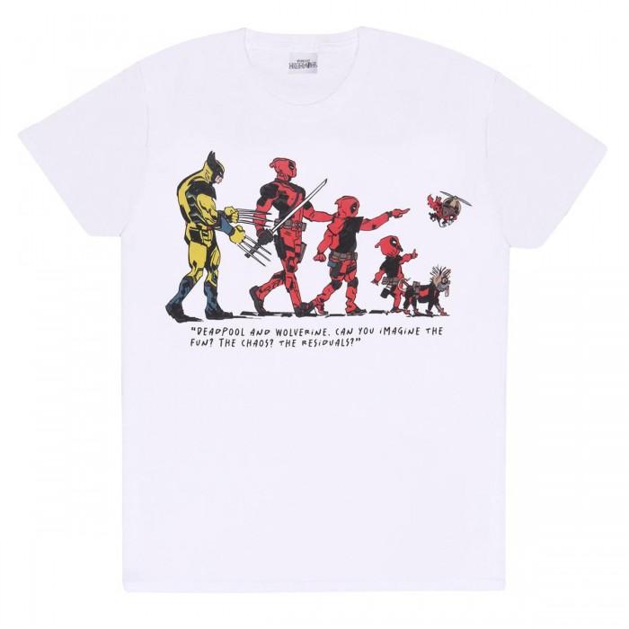 

Deadpool & Wolverine Unisex Adult Can You Imagine Reflection T-Shirt L білий