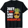 Retro Funny Cool Pineapple T-Shirt