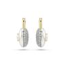 Swarovski Gold Tone Heart Drop Earrings 5737297
