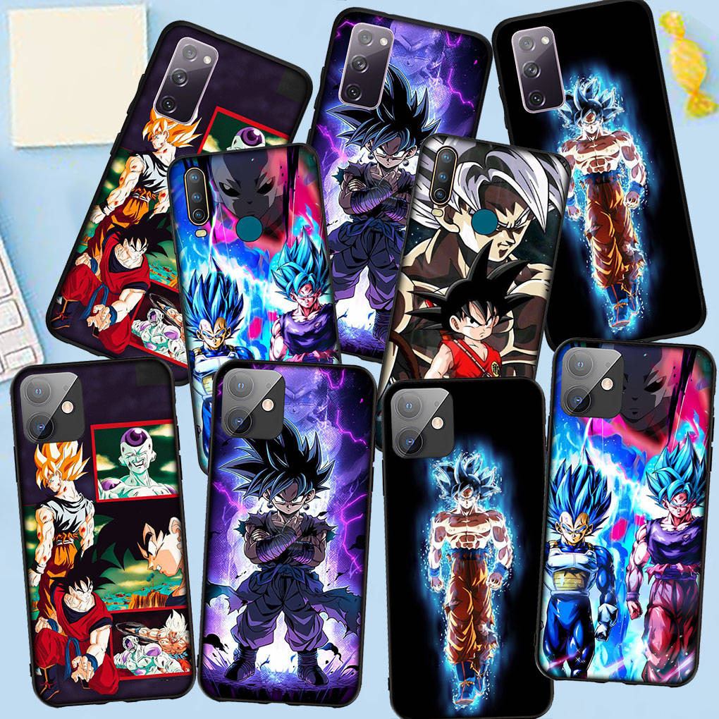 Handyhülle für Samsung Galaxy S24 S23 iPhone 15 14 Xiaomi Redmi Note 13 12 11 8 10 9 Pro Max X XR OPPO A15 Huawei Comics Dragon Ball Goku DragonBall