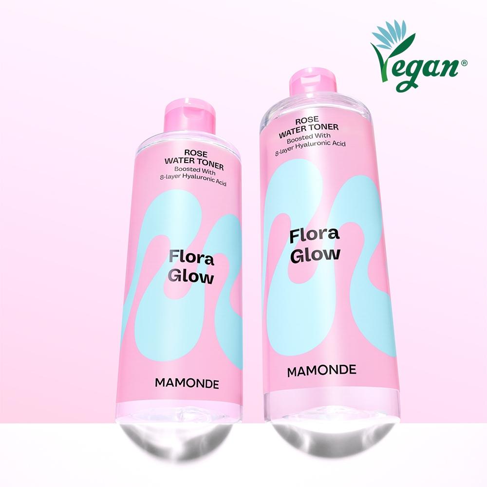 Mamonde [large Volume Moisture Light] Mamonde Flora Glow Rose Water Toner 500ml