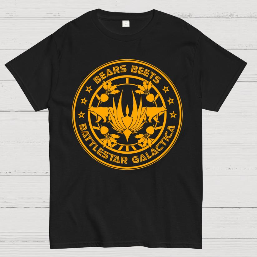 Bears, Beets, Battlestar Galactica T-Shirt S-3XL S
