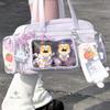 New Y2K Concert Ita Bag JK Large Capacity Shoulder Bag Cute Girl Transparent Backpack Exhibition DIY Badge Display Crossbody Bag