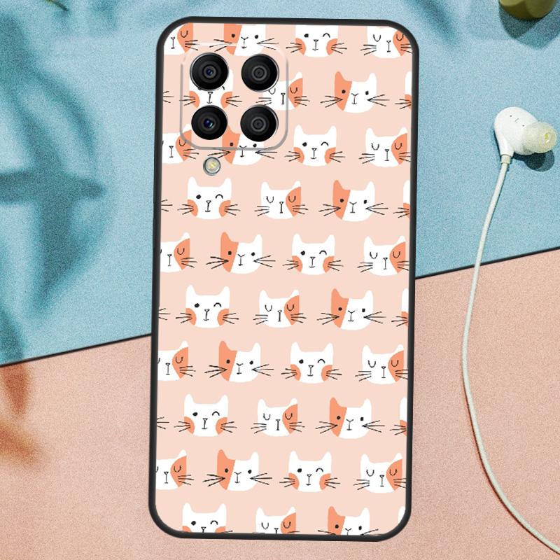 

Cute Funny Cats Paws Pattern Case For Samsung Galaxy M15 M35 M55 M56 M36 M16 M31 M21 M13 M33 M53 M12 M32 M52 M14 M34 M54 Samsung M22