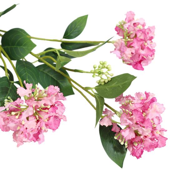 3 Branch Artificial Flower Bouquet with 3-Head Blooms Realistic Faux Silk Flower Bouquet with Stem for Wedding Party Home Office Decor