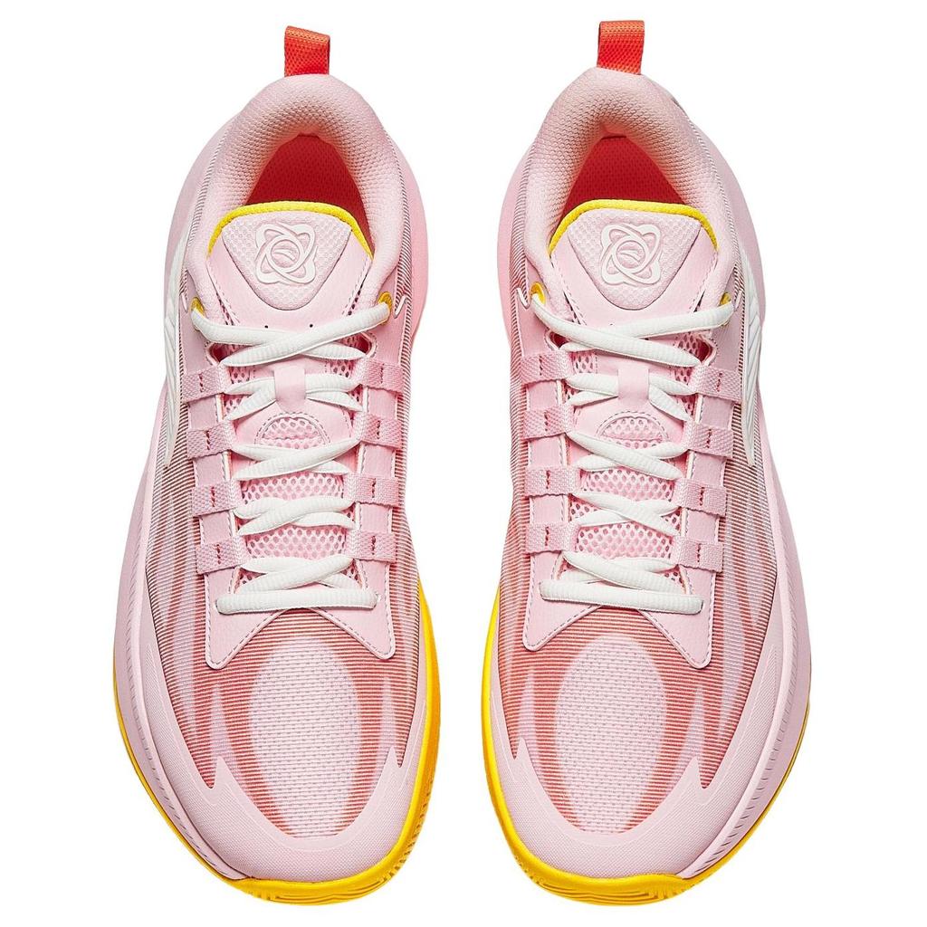 New Anta Instantaneous 1 TD Honey Peach Cushioning, Wear Resistant Low Top Basketball Shoes Men's Pink 912421601Q-4