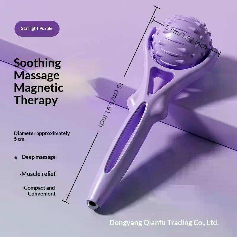 Handlicher Rollenmassagegerät Design Einfache Anwendung Punktmassage Körperermüdung lindern Fördern Massagegerät Yoga Ball Tragbar Tragbar Arm Bein