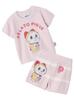 Gelato Pique Doraemon Baby Jacquard Pullover Shorts Set &