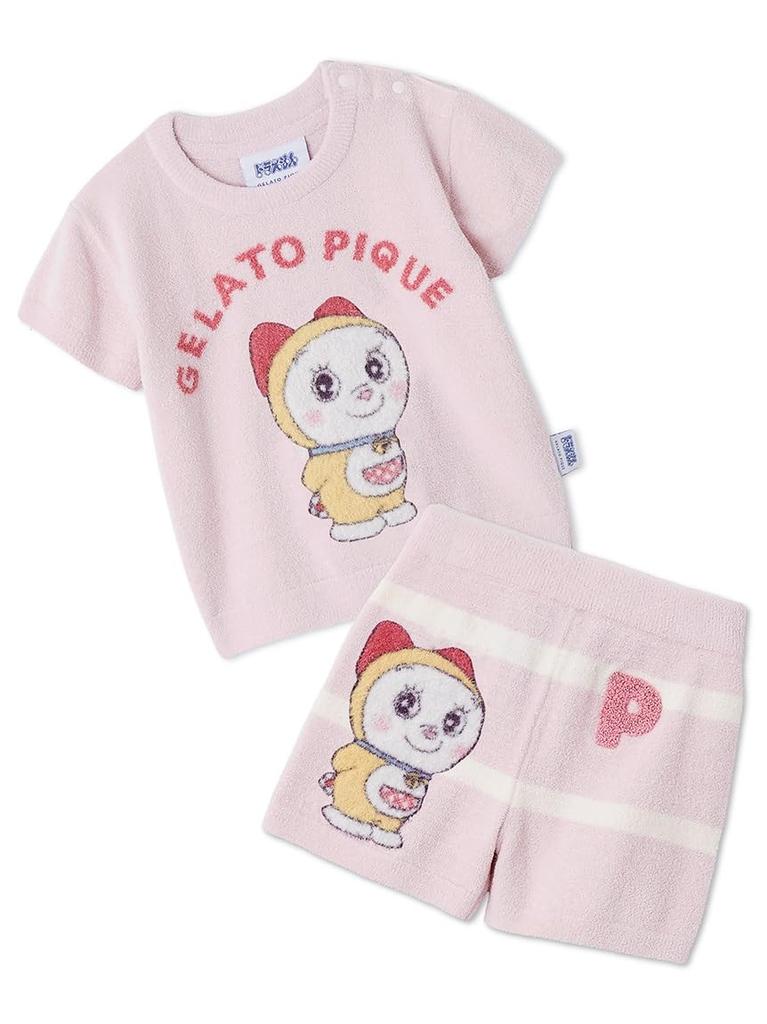 Gelato Pique Doraemon Baby Jacquard Pullover Shorts Set &