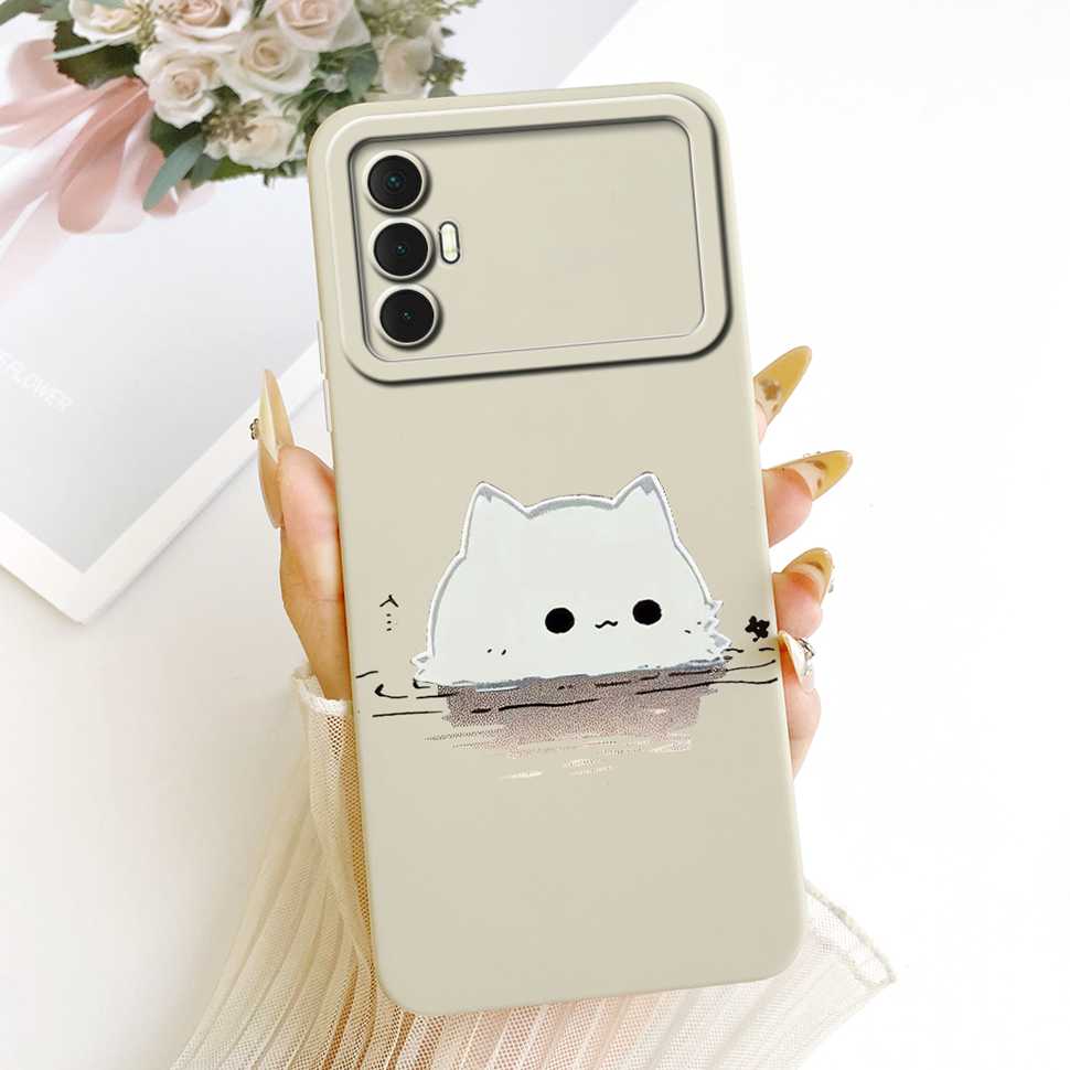 For Tecno Spark 8 Pro KG8 Case Fashion Cartoon Animals Silicone Back Cover For Tecno Spark 8Pro 8 PRO 6.8" Phone Cases Coque