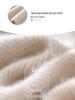 Women's Striped High-Neck Cashmere Sweater: Autumn/Winter Slimming Wool Pullover and Base Layer Knitwear