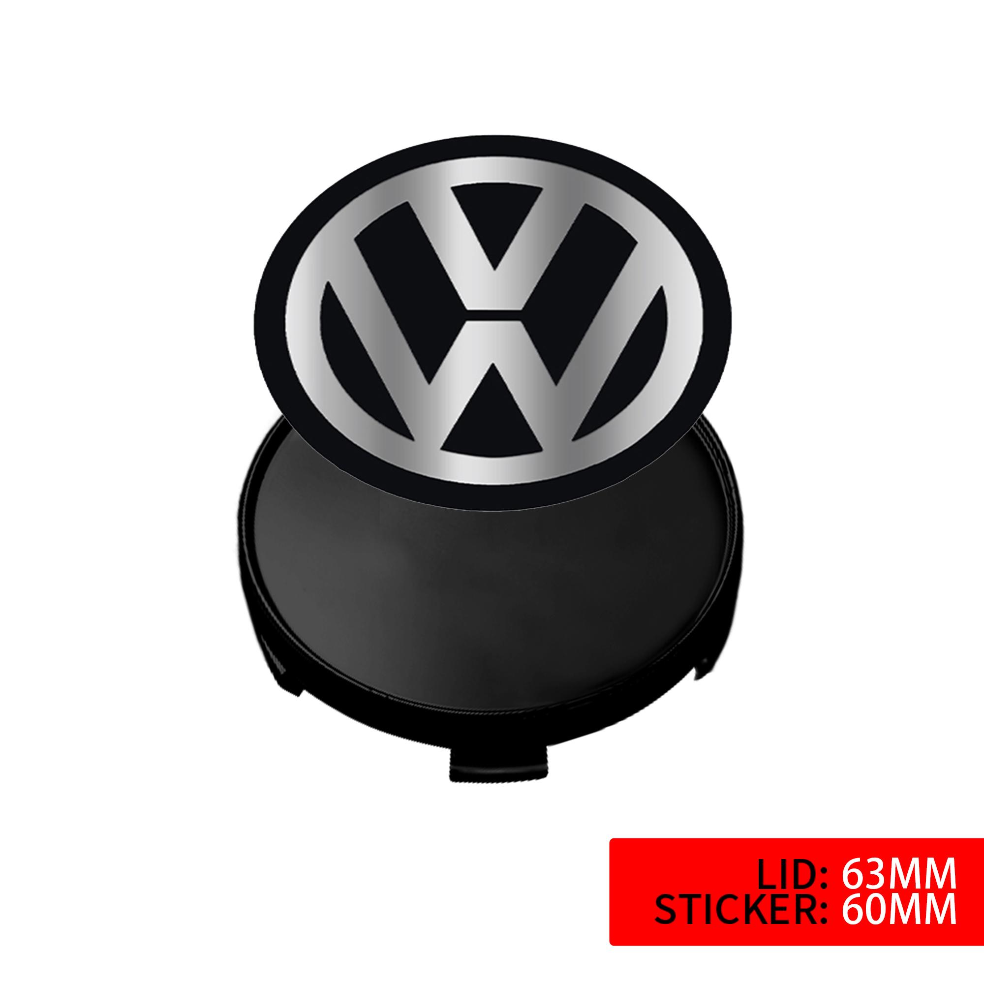 

Для VOLKSWAGEN 4 шт. 60/63/68 мм Центральні ковпачки колісних дисків Автомобільні ковпачки на ступиці Ковпачки на колеса Автоаксесуари Для VW R Rline Golf 4Motion 4pcs