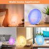 LED Sunrise Alarm Clock with FM Radio & Seven-Color Night Light