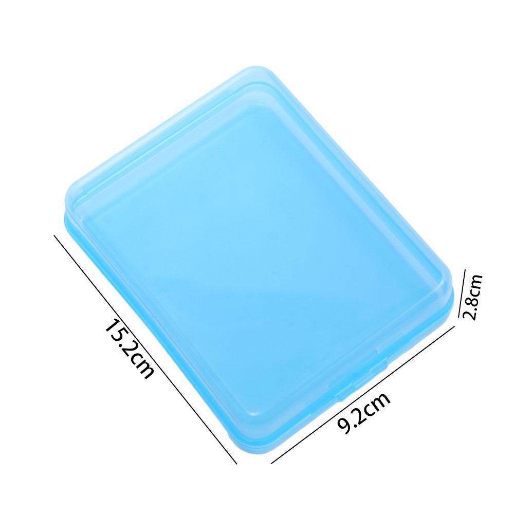 Face Masks Portable Container Dustproof Transparent Mask Storage Case Powder Puff  Case Storage Box