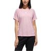 Adidas T Shirts Women's Pink Crew Neck Moderate DV2223
