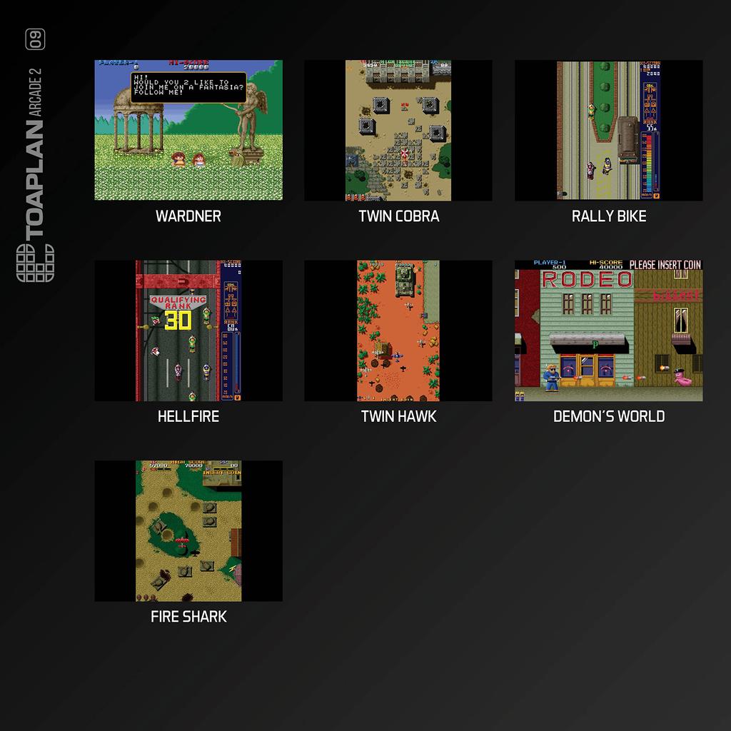 Toaplan Arcade 2 - Evercade Physical Cartridge (7 Arcade Classics)
