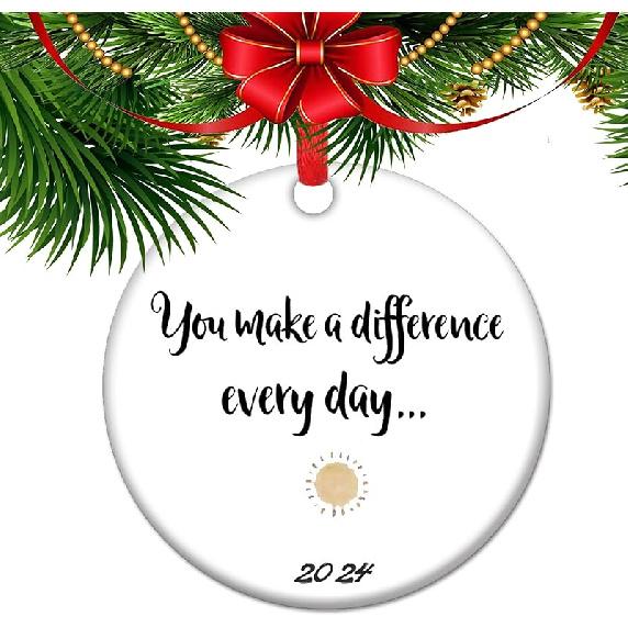 Son-in-Law Ceramic Ornament from Mother-in-Law, Christmas Ornament Keepsake Gift, Wedding Gift to The Groom