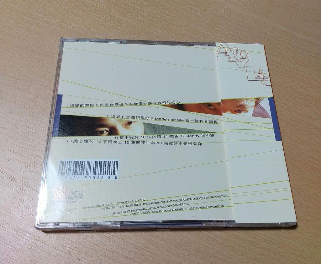 [USED] Andy Lau / "A Personal Feeling" CD