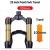 Bicycle Forks High-Performance Bike Suspension Forks - Aluminum Alloy Quick Release/Barrel Axle