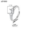 Tingxiang Versatile DIY S925 Sterling Silver Openable Ring Blanks - Multiple Styles