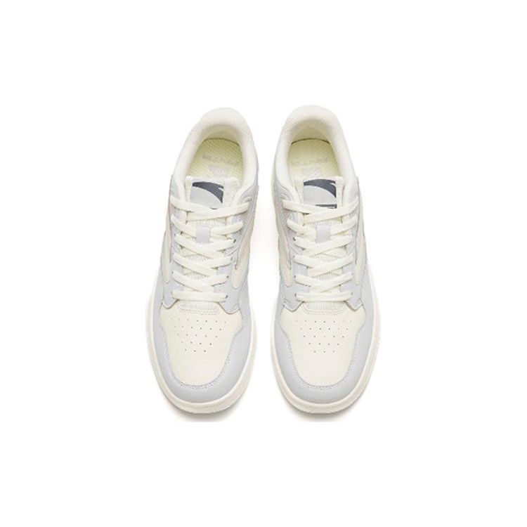 Anta Lifestyle Series Non-Slip Low-Top Skate Shoes Men Sneakers Gray White 112258068-3