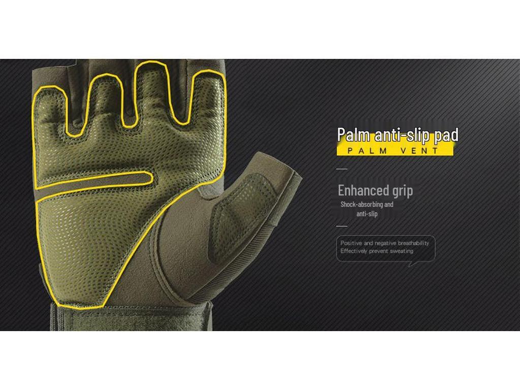Pánské venkovní taktické rukavice Z902 s polovičními prsty pro cyklistiku, sport a vojenský výcvik