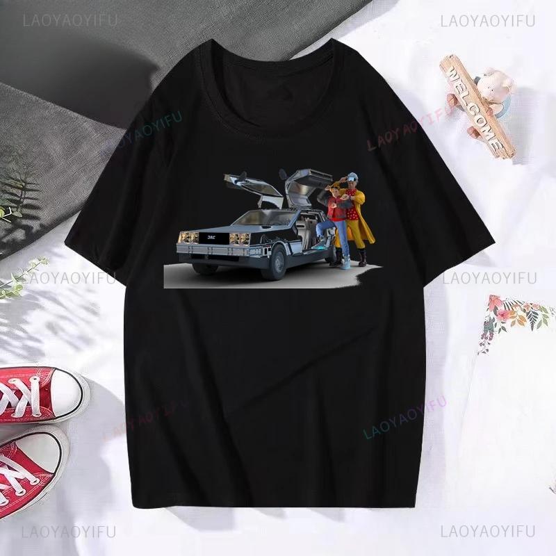 Cars T Shirt Cult Tv A Team General Lee Kit Bat Mobile Ghostbuster Back 2 Future 6615X Cartoons Men T Shirt  Hipster Y2k Tshirt