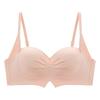 Half cup comic chest underwear women's small breasts gather and show large three-dimensional seamless upper support thickened bra underwear women