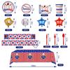Cross-Border Sports-Themed Birthday Party Supplies: Baseball Paper Plates & Napkins, Football Tableware Set