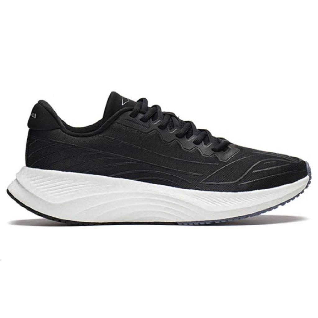 Li Ning Yue Ying 1.0 Lightweight Comfortable Shock Absorption Non-Slip Wear-Resistant Low-Top Running Shoes Men Running Shoes Black White ARHS031-3