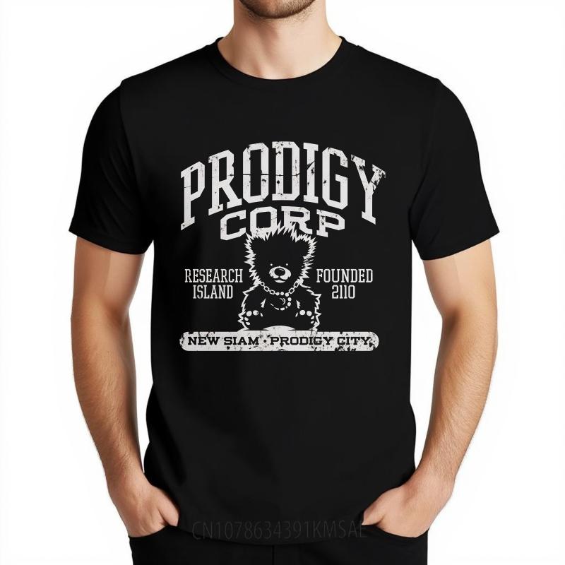 Unisex Summer For Men tshirt Prodigy Corp Research Island Founded 2010 New Siam Prodigy City Short Sleeve Street Wear Crew