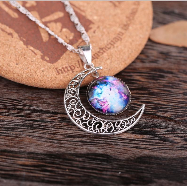 Direct Necklace Star Moon Necklace Time Gem Star Necklace X002