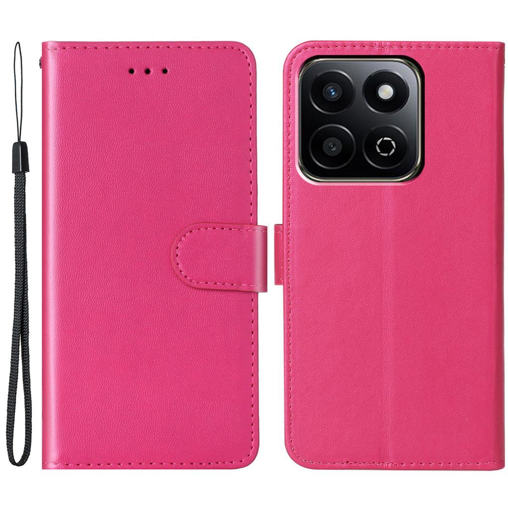 Etui dla Honor X7c 4G/Honor 200 Smart 5G z uchwytem na karty, skórzane PU, portfel z klapką, pokrowiec na telefon