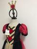 Alice in Wonderland Queen Fairy Tale Halloween Costume Height [cnstone] Children's Dress, Dress, Red, Girls' (Size 8T, 125-135cm)