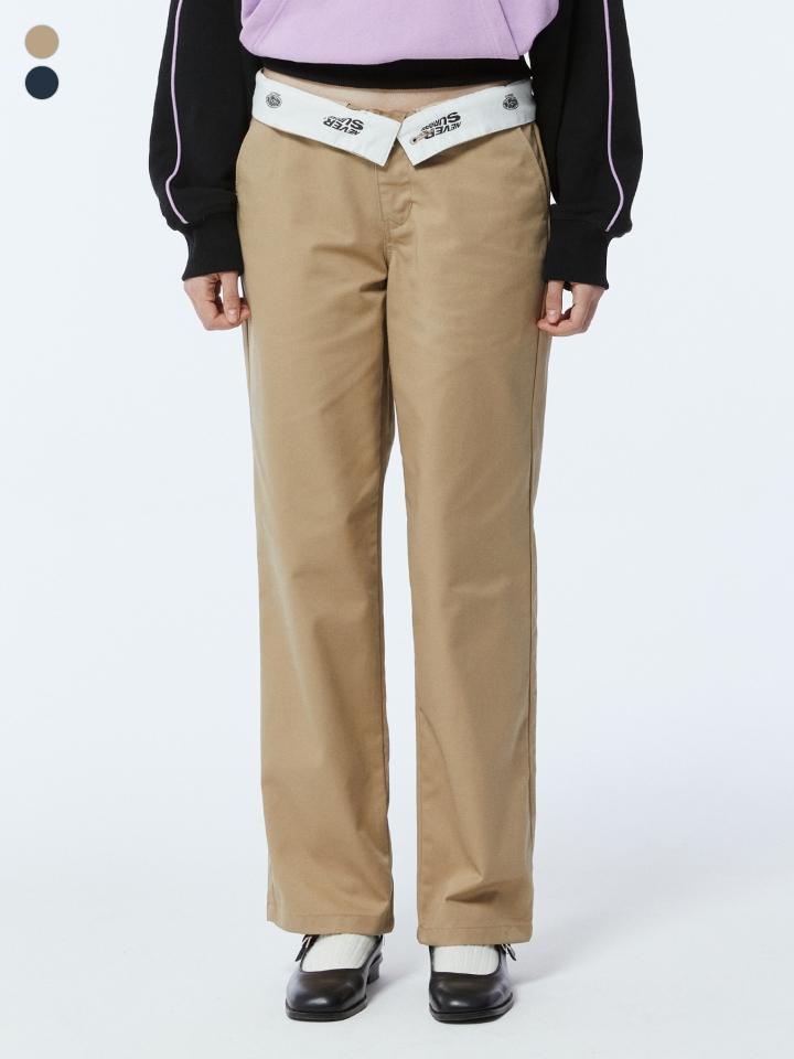 GROOVE RHYME P65C35 Chino Straight Pants (Lrrscpa110M)