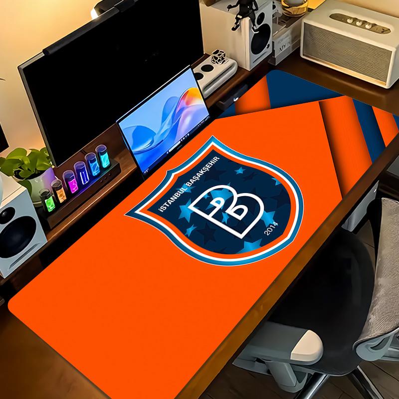 İstanbul Başakşehir Print  Cushion Non-slip Laptop Tablet Big Mousepad XXL Mat Mini PC Playmat With Lock edge