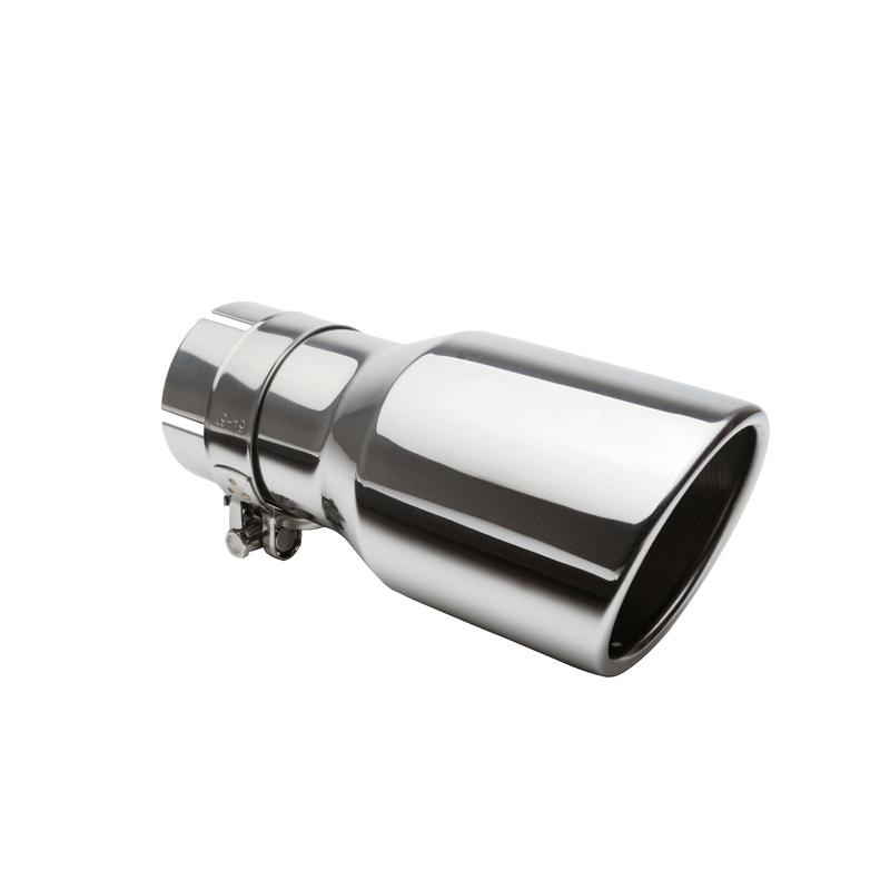 Inlet  2.5 Inch  Exhaust Tips   2.5" To 3.5"  4 Inch Exhaust Tail Pipe Tips Single Slant Cut   Exhaust Muffler Tip  63mm