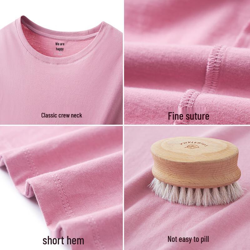 Yiershuang Women's Pure Cotton Antibacterial Short Sleeve T-Shirt