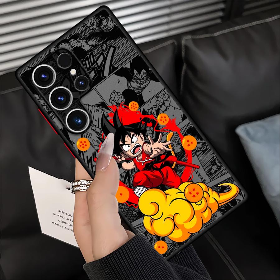 

Case for Samsung Galaxy S22+ S21+ S20+ S22 S21 S25+ S24+ S23+ S20 S25 Ultra S24 Plus S23 FE Funda Back Phone Cover Dragon Ball Galaxy S23 Ultra