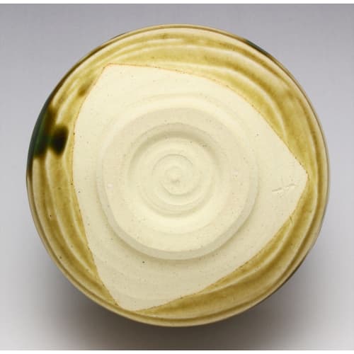 Mino Ware Matcha Bowl, Yellow Seto Finish, Made In Japan, 505-14