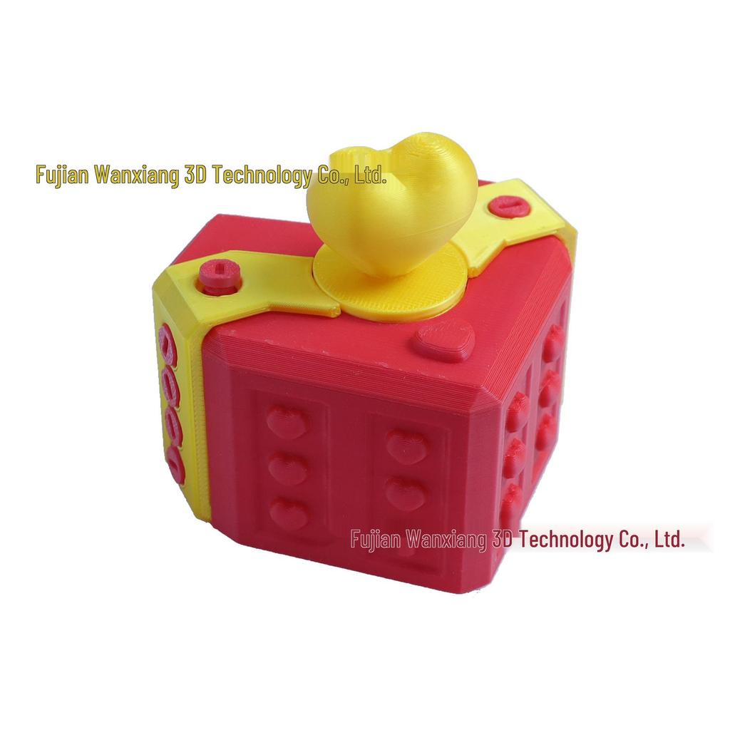 3D-gedrucktes Valentinstags-Nervgeschenk-Box-Ornament