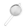 Stainless Wide Rim Sloped Mesh Strainer for Kitchen Draining and Straining
